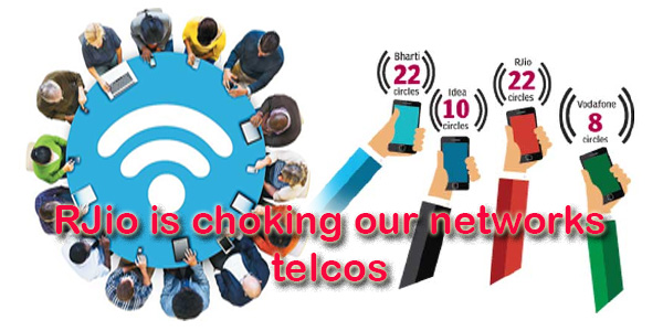 RJio is choking our networks: telcos